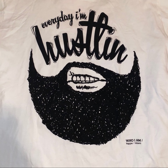 Everyday I'm Hustling White T-Shirt - Picture 2 of 7